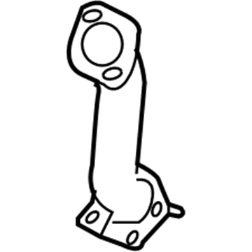 Mercury 9L8Z-9N497-A Pipe - Exhaust Front