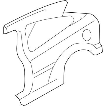 Ford 5S4Z-6127840-AA Panel - Quarter - Outer