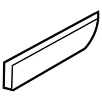 Ford 5S4Z-6129076-AAPTM Moulding Assembly - Rear Quarter Outer