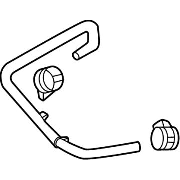Ford PR3Z-8075-J Reservoir Hose PR3Z-8075-J Ford Reservoir Hose Illustration 1 of 1