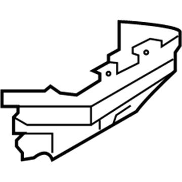Ford DG1Z-54044G02-A Retainer - Ash Receptacle Housing
