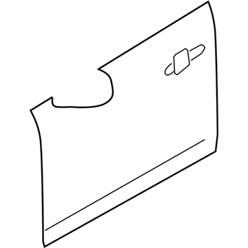 Lincoln AE9Z-7420200-A Panel Assembly - Door - Outer