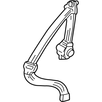 Ford 6C3Z-78611B68-BAA Seat Belt Assembly