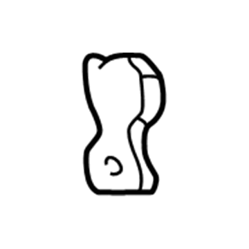 Ford 3C3Z-7860262-AAA Cover - Seat Belt - Upper