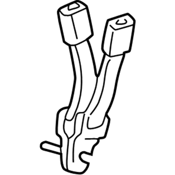 Ford F75Z-7860044-JJJ Buckle Assembly - Seat Belt