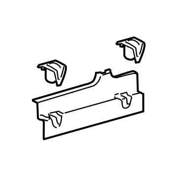 Ford CK4Z-61311A58-BC Trim - D Pillar