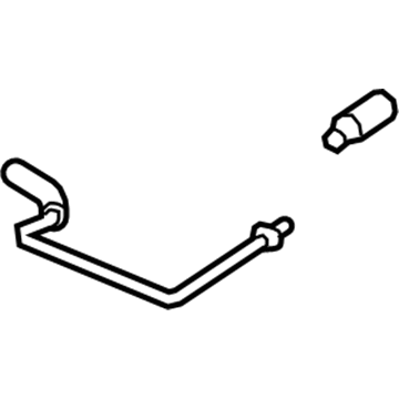 GD9Z-9G297-A Ford Canister Hose Illustration 1 of 1