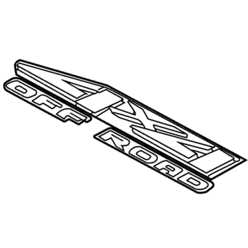 Ford F81Z-9925622-AAA Name Plate