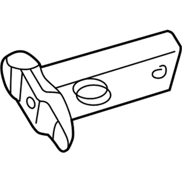 Ford 1L2Z-5D059-EB Rail End, Driver Side 1L2Z-5D059-EB Ford Rail End, Driver Side Illustration 1 of 1