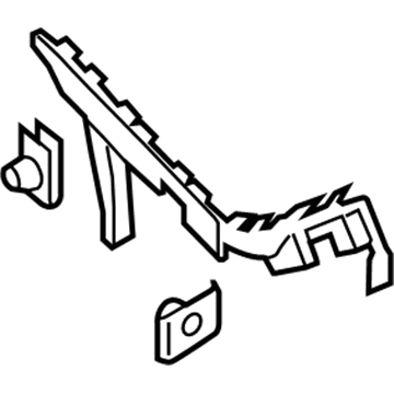 FR3Z-17D943-F Ford Side Bracket, Rear Driver Side Illustration 1 of 1