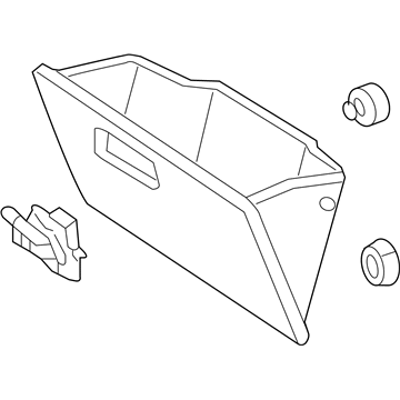 Mercury 3L8Z-7806024-BAA Door Assembly - Glove Compartment