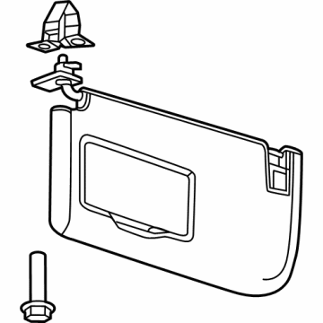 Ford PC3Z-1004104-CB Visor Assembly - Sun