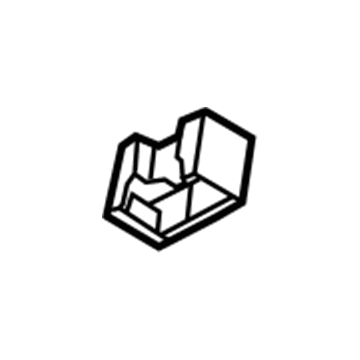 AE9Z-74519R44-A Ford Grip Handle Retainer Clip, Front Passenger Side Illustration 1 of 1