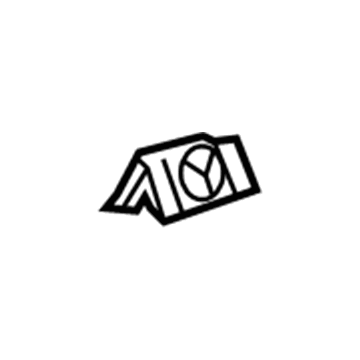 -W714337-S424 Ford Headliner Clip Illustration 1 of 1