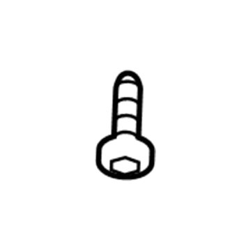 Ford -W790068-S900 Retainer Screw, Front -W790068-S900 Ford Retainer Screw, Front Illustration 1 of 1
