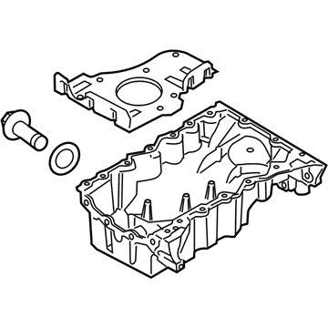 Lincoln 7T4Z-6675-A Pan Assembly - Engine Oil