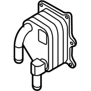 Ford Edge Engine Oil Cooler - 8A8Z-6A642-A
