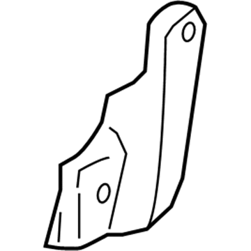 Ford 2L1Z-7861350-AAA Recline Cover, Center Passenger Side 2L1Z-7861350-AAA Ford Recline Cover, Center Passenger Side Illustration 1 of 1