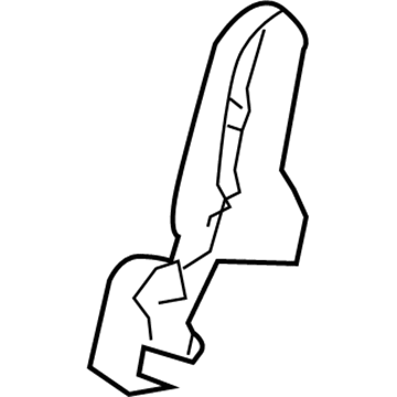 Ford 2L1Z-78666L75-AAA Hinge Cover, Center Driver Side 2L1Z-78666L75-AAA Ford Hinge Cover, Center Driver Side Illustration 1 of 1
