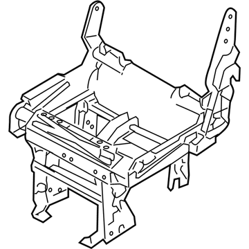Ford 6L1Z-7862527-AA Seat Track, Rear Center Driver Side 6L1Z-7862527-AA Ford Seat Track, Rear Center Driver Side Illustration 1 of 1