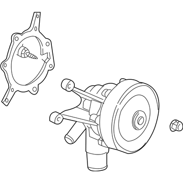 Ford F5DZ-8501-CL Pump Assembly - Water