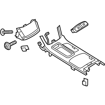 Lincoln MKS Center Console Base - EA5Z-54045A76-GA