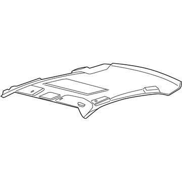 9N7Z-5451916-BB Ford Headliner, Camel Illustration 1 of 1