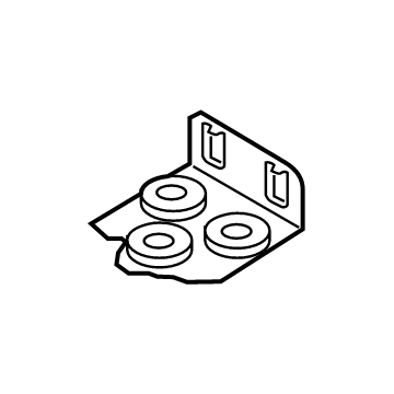Ford -W716699-S439 Upper Insulator Nut Plate, Driver Side -W716699-S439 Ford Upper Insulator Nut Plate, Driver Side Illustration 1 of 1