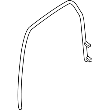 Mercury 8L8Z-7825766-AA Run Assembly - Glass