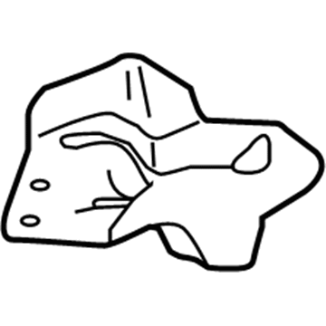 F2GZ-5084-C Ford Bracket, Rear Passenger Side Illustration 1 of 1