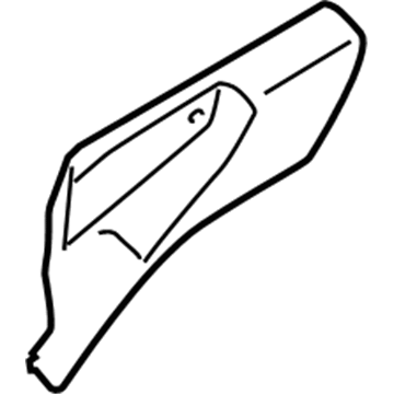 Ford DT1Z-3851942-K Panel Assembly - Roof Trim - Rear