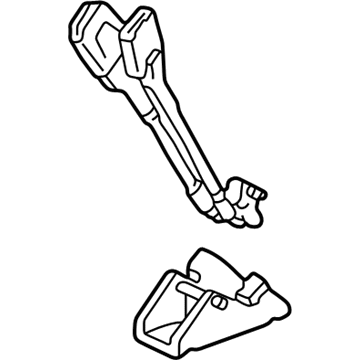 Ford 1L5Z-3560045-AAA Buckle Assembly - Seat Belt