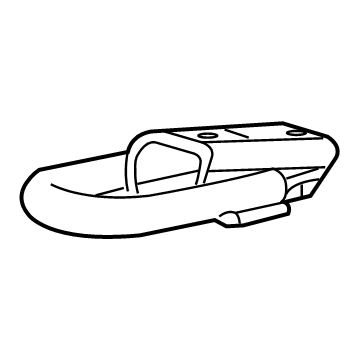 Ford 7L1Z-17A954-AA Hook - Towing - Front