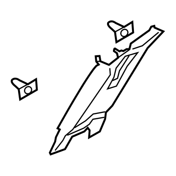 Lincoln HP5Z-5424356-LA Trim - B Pillar