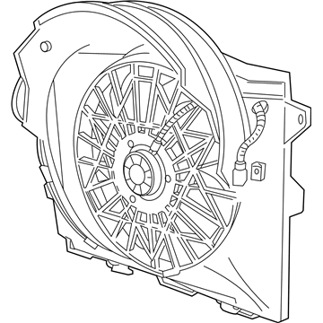 Ford F8VZ-8C607-AA Fan And Motor Assembly