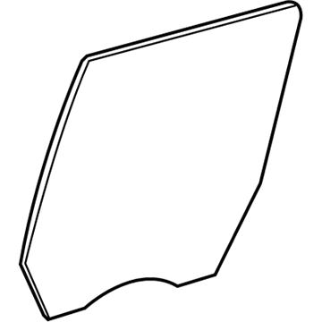 Ford 9L3Z-1625712-A Glass - Rear Door