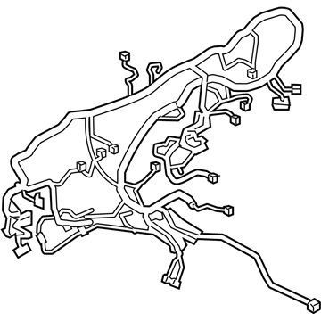 GD9Z-14401-A Ford Wire Harness Illustration 1 of 1