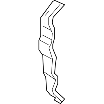 Ford GD9Z-5420520-A Rear Insulator, Passenger Side GD9Z-5420520-A Ford Rear Insulator, Passenger Side Illustration 1 of 1