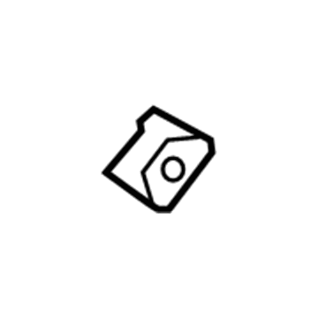 Ford -W705267-S439 Upper Center Pillar Trim Nut -W705267-S439 Ford Upper Center Pillar Trim Nut Illustration 1 of 1