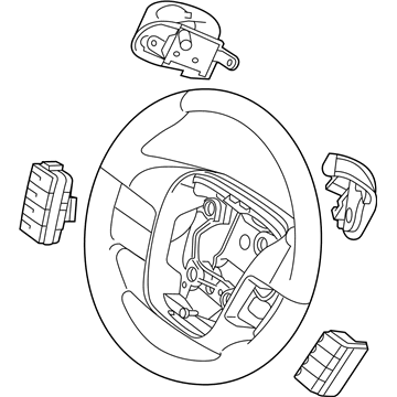 Ford AG1Z-3600-AD Wheel Assembly - Steering
