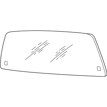 Ford F81Z-2542006-AA Glass - Rear Window