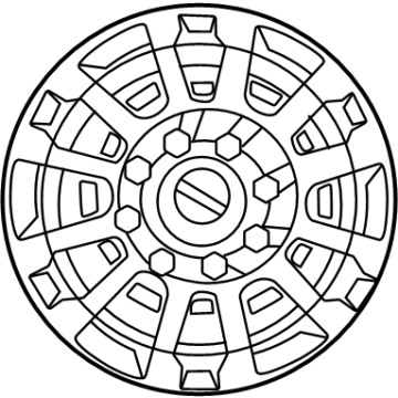 Ford LC3Z-1007-E Wheel Assembly