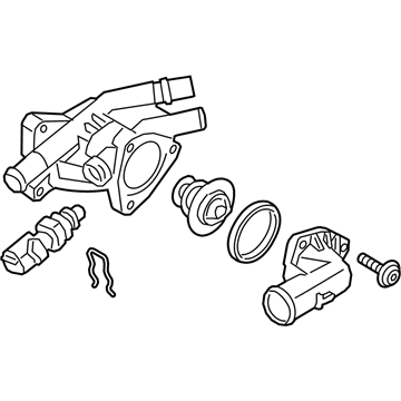 Ford CM5Z-8592-B Connection Water Outlet