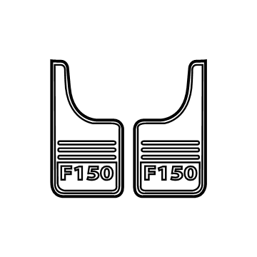 Ford VHL3Z-16A550-H Kit - Mudflap