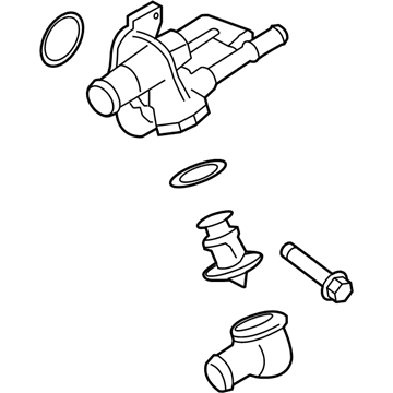 Lincoln AT4Z-8A586-C Connection Water Outlet