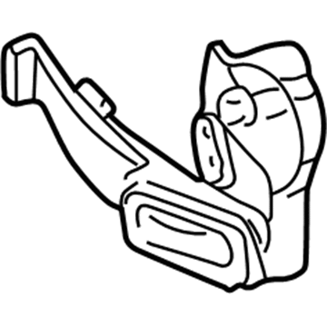 Lincoln 1L2Z-18C433-BA Duct - Heater Outlet