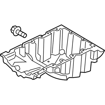 Ford ML3Z-6675-D Pan Assembly - Engine Oil