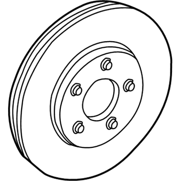 Ford Taurus Brake Rotor - YF1Z-1V125-F