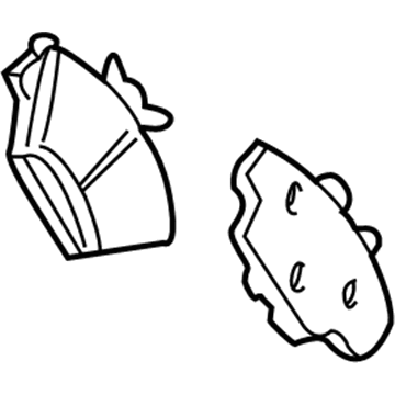 Ford 1U2Z-2V001-JA Pad