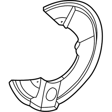 Ford 4F1Z-2K004-AA Shield - Splash